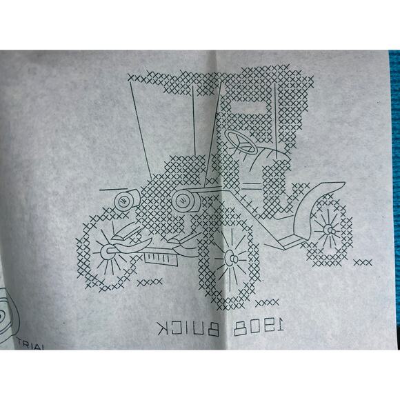 iron on transfers 7261 Antique car cross stitch - Picture 7 of 7